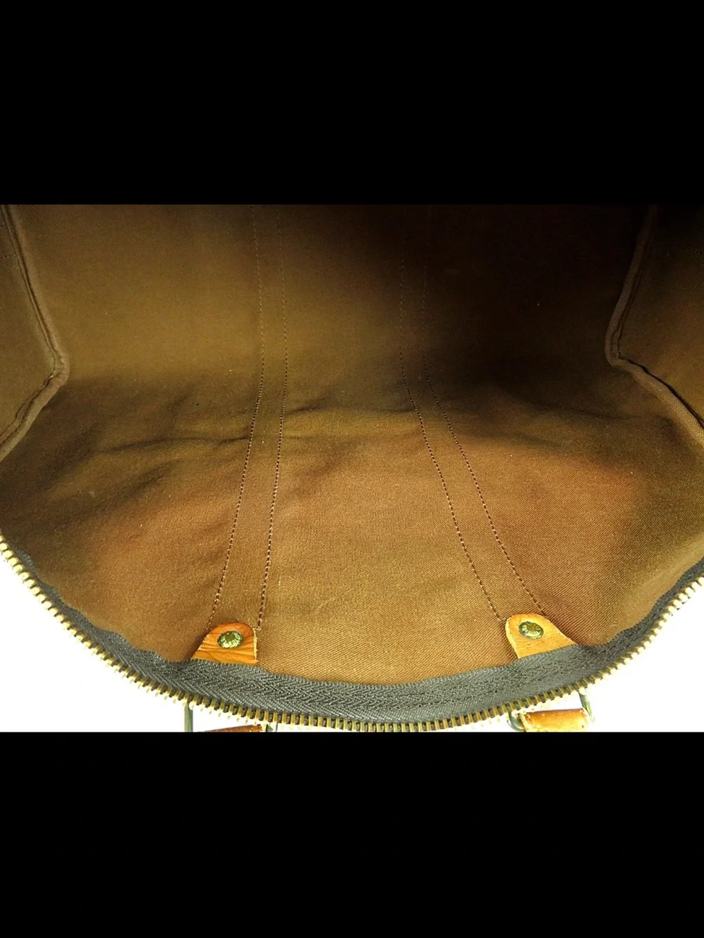Louis Vuitton Brown Monogram Keepall Duffel Bag